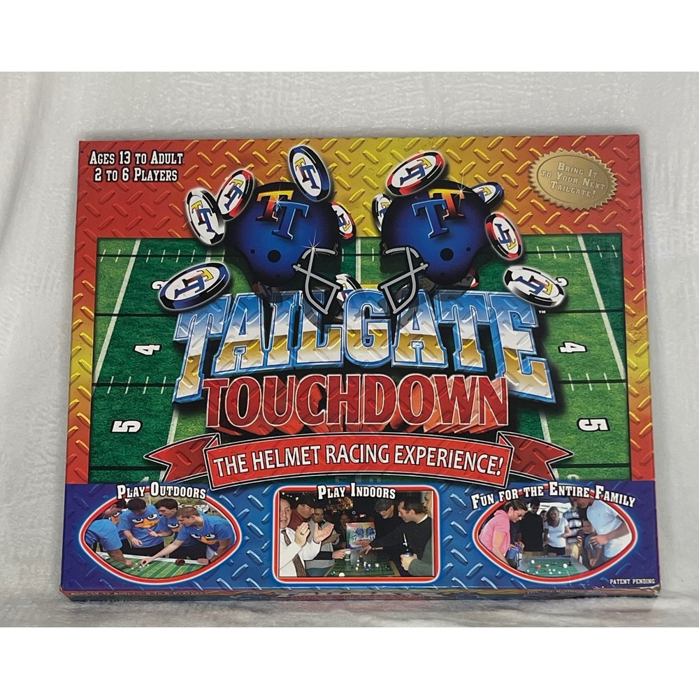 Tailgate Touchdown The Helmet Racing Experience Football Board Game 2009 BDFFL